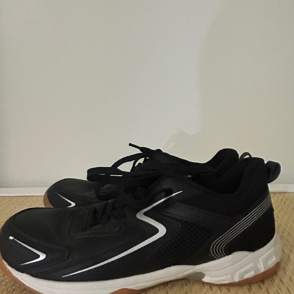 BCG Black and White Athletic Shoes with Mesh Upper